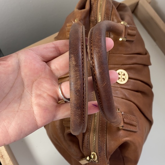 Tory burch brown handbag Tory Burch 'Verona' Satchel Handbag - Picture 11 of 16